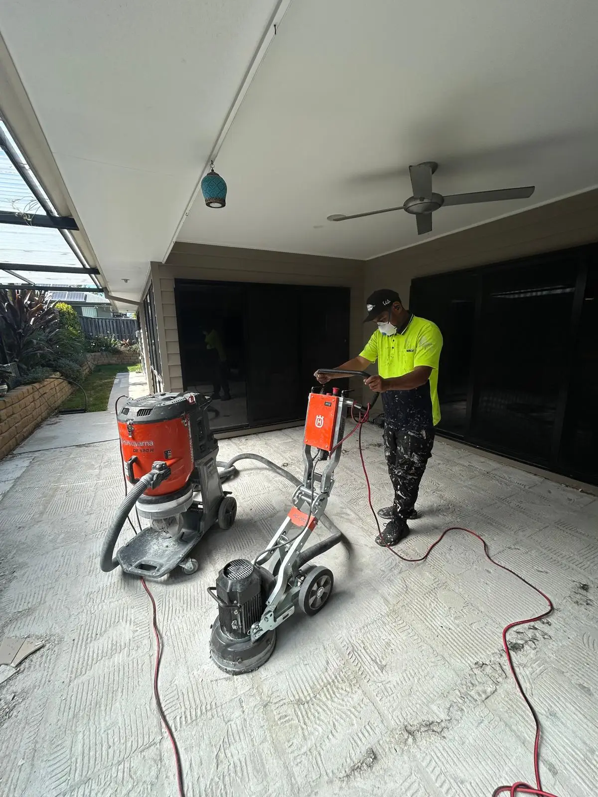 Concrete grinding
